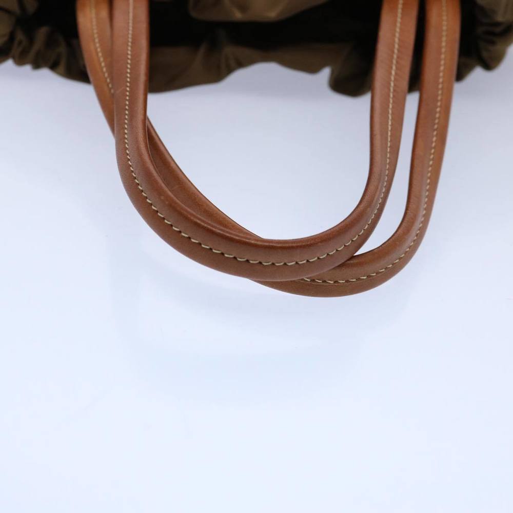 PRADA Shoulder Bag Nylon Khaki Auth bs10307 - Picture 7 of 16